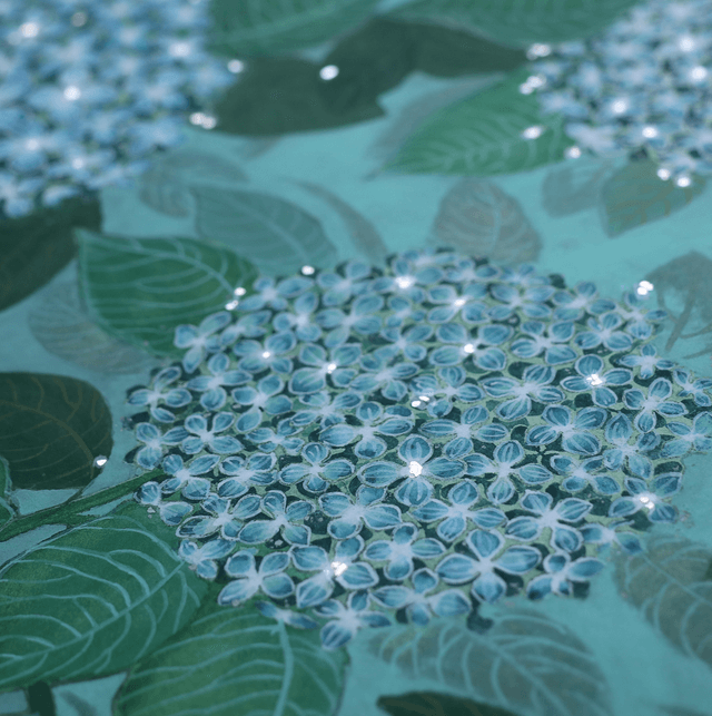 Hortensias - Format A3 impression fine art